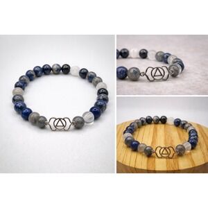 Third Eye Chakra Bracelet Lapis Labradorite‎ Quartz Witchy Boho Apothecary